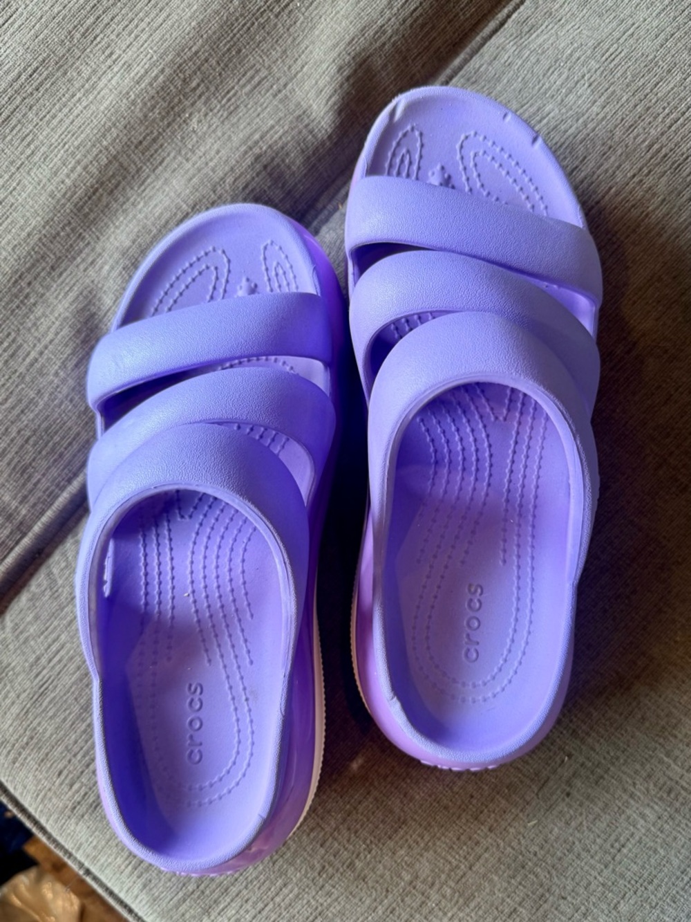 CROCS Lavender Purple Slide Sandals